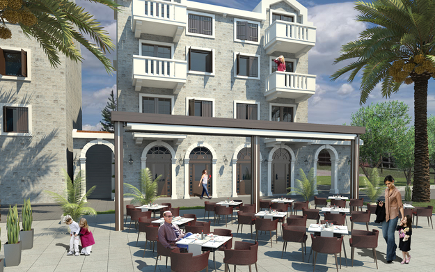 Investment project in Tivat on the first line to the sea