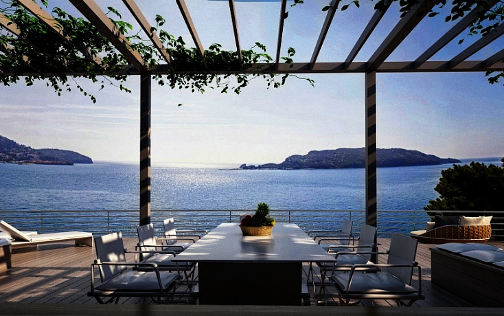 Luxurious apartments in Budva with spectacular sea view