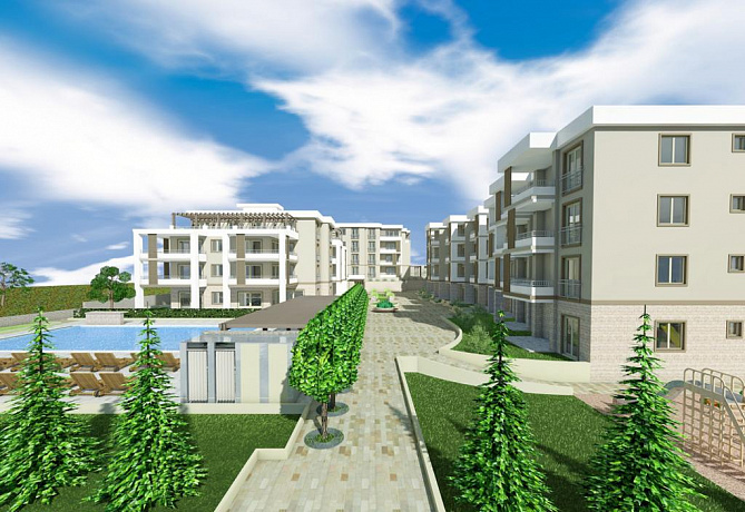 Apartments in new residential complex in Igalo