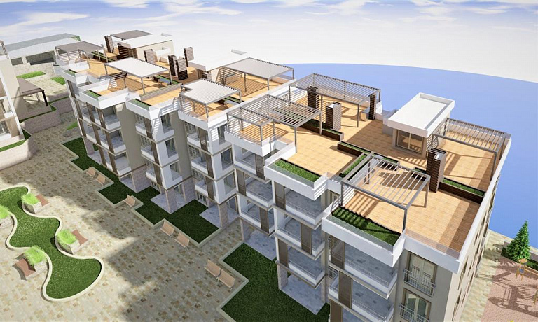 Apartments in new residential complex in Igalo