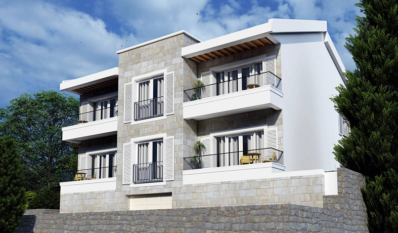 Inexpensive apartments in a new building in Herceg Novi