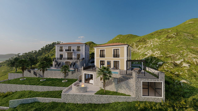 Urbanized plot for sale in Kotor with a view of the bay