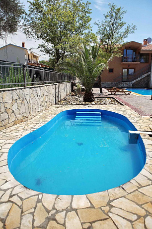 Two Villas in Krimovice with swimming pools and a large plot
