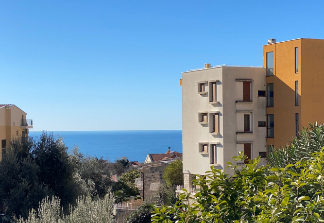 Apartment 71m2 with two bedrooms and sea view in Petrovac