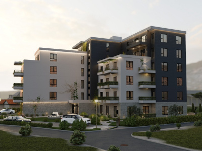 The new modern building offers a range of one, two and three bedroom apartments